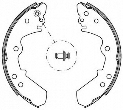 OPEN PARTS bsa213900 -  Комплект тормозных колодок